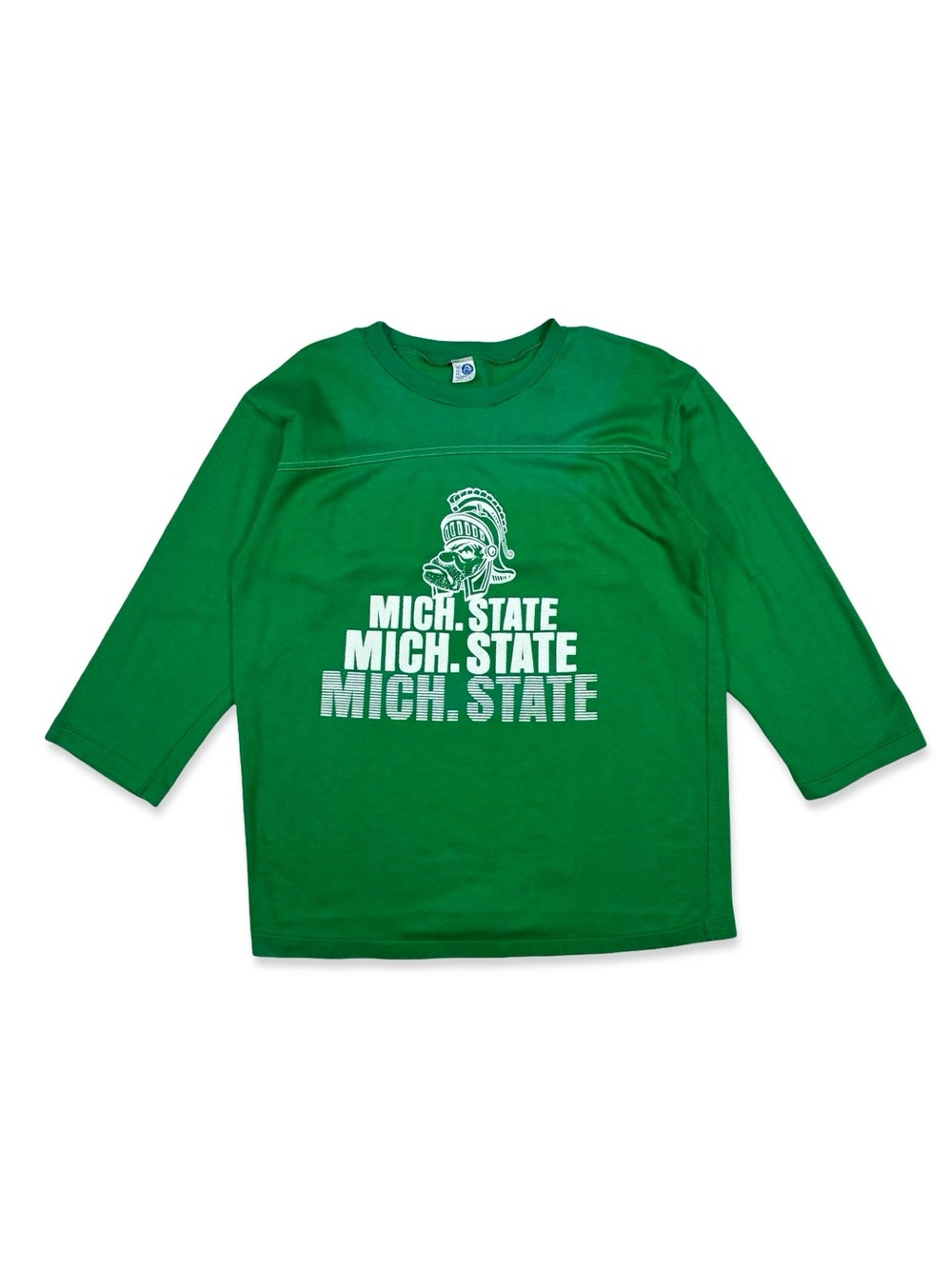 Michigan State Spartans Vintage 1980s Combed Cotton Jersey T-Shirt